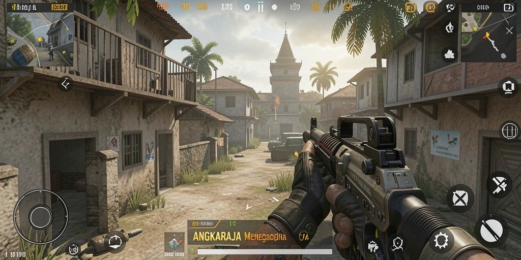Gameplay seru dan menegangkan di ANGKARAJA.