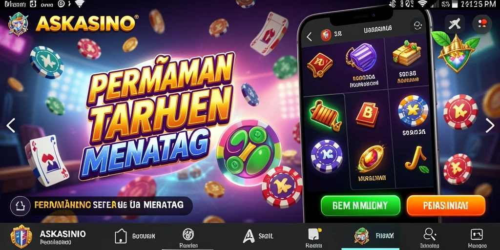 Tampilan gameplay seru di ASKASINO, penuh tantangan dan strategi.