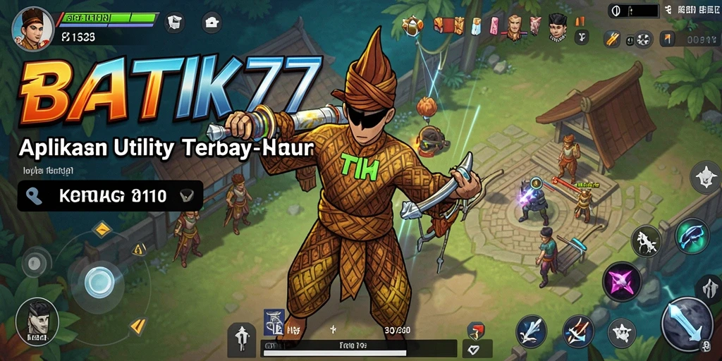Screenshot gameplay BATIK77 menunjukkan antarmuka yang sederhana dan fungsional.