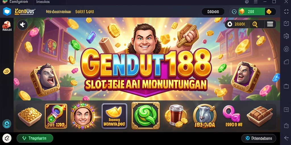 Tangkapan layar utama dari GENDUT188 yang menampilkan gameplay Slot yang menarik.