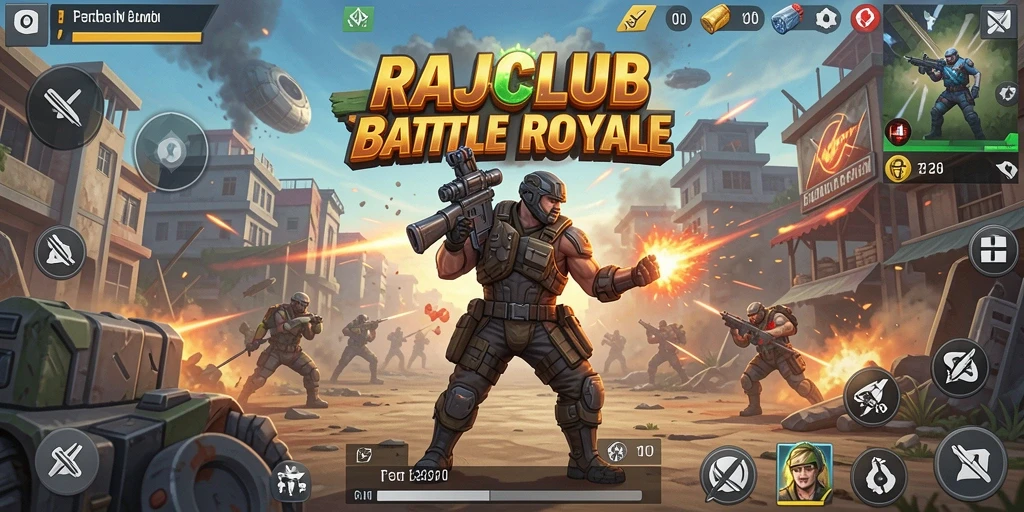 Menampilkan gameplay intens dan strategis dalam pertempuran Battle Royale