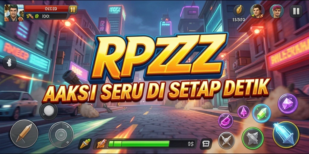 Screenshot RPZZZ menampilkan aksi gameplay yang mendebarkan.