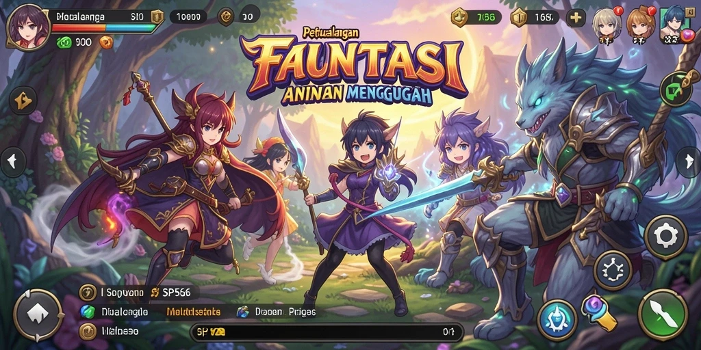 Tampilan gameplay <strong>SP666</strong> yang penuh warna dan menarik.