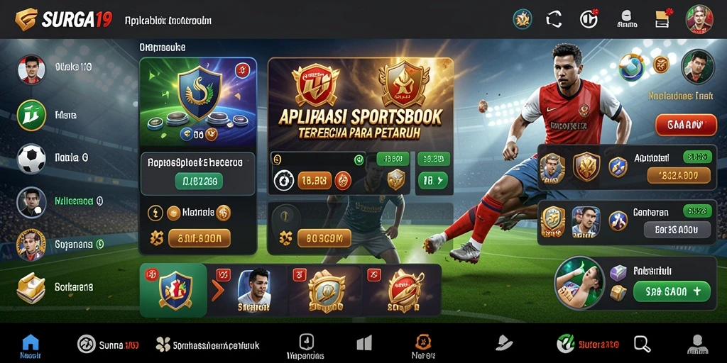 Tampilan menarik dari gameplay Sportsbook SURGA19 yang memikat.