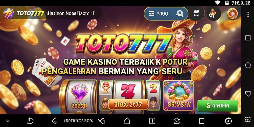 Gameplay seru TOTO777 dengan grafis menarik dan interaksi pemain.