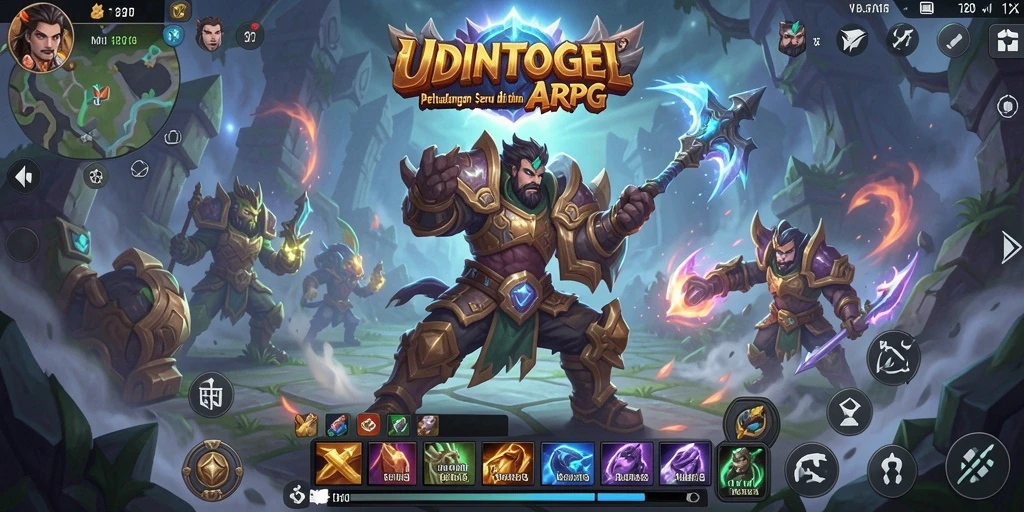Tampilan gameplay UDINTOGEL yang menegangkan dan mendebarkan.