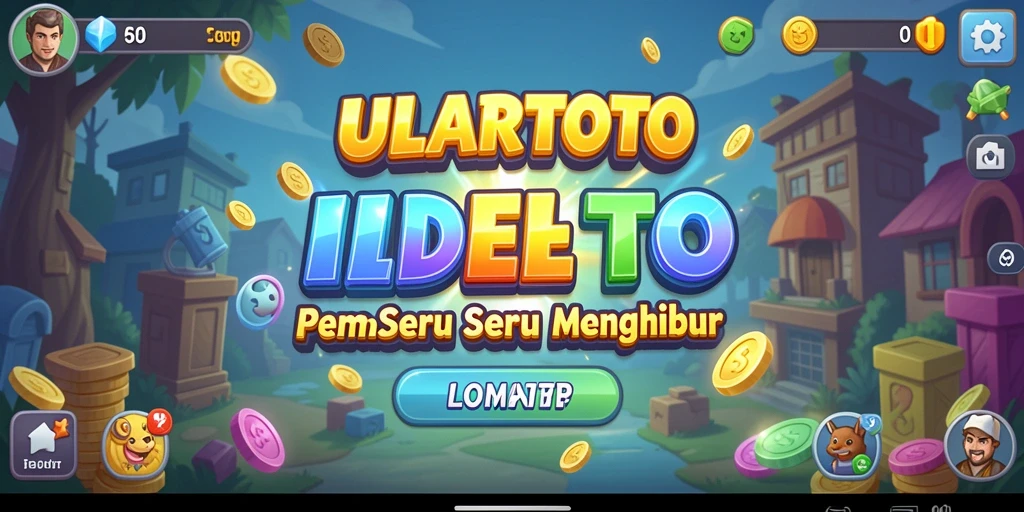 Tampilan gameplay ULARTOTO yang menarik dan penuh warna.