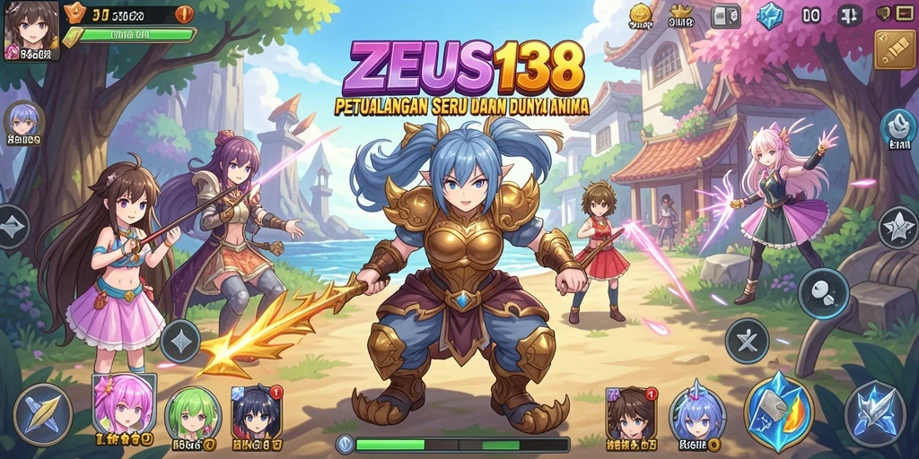 Gameplay ZEUS138 yang memukau dengan karakter anime ikonik.